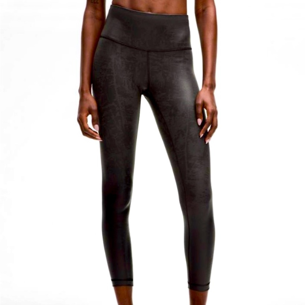 Lululemon Athletica Wunder Train High-Rise Tight 25” Matte Foil NWOT